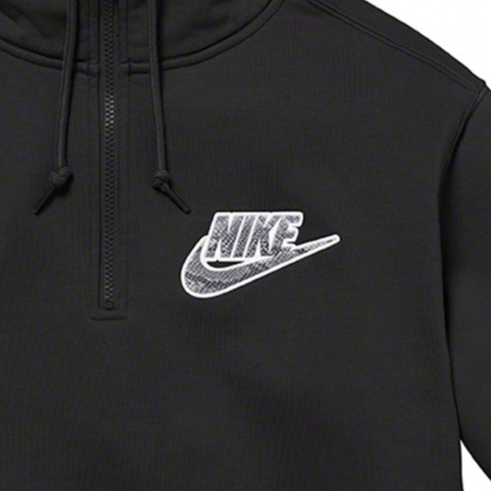 Supreme®/Nike® Half Zip Hooded Sweatshirt Black - AuthentKicks