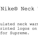 Supreme®/Nike® Neck Warmer - Black