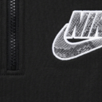 Supreme®/Nike® Half Zip Hooded Sweatshirt - Black