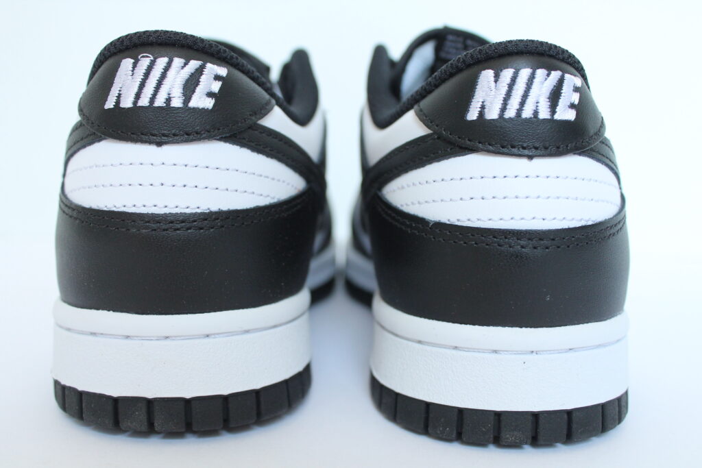 half black half white dunks