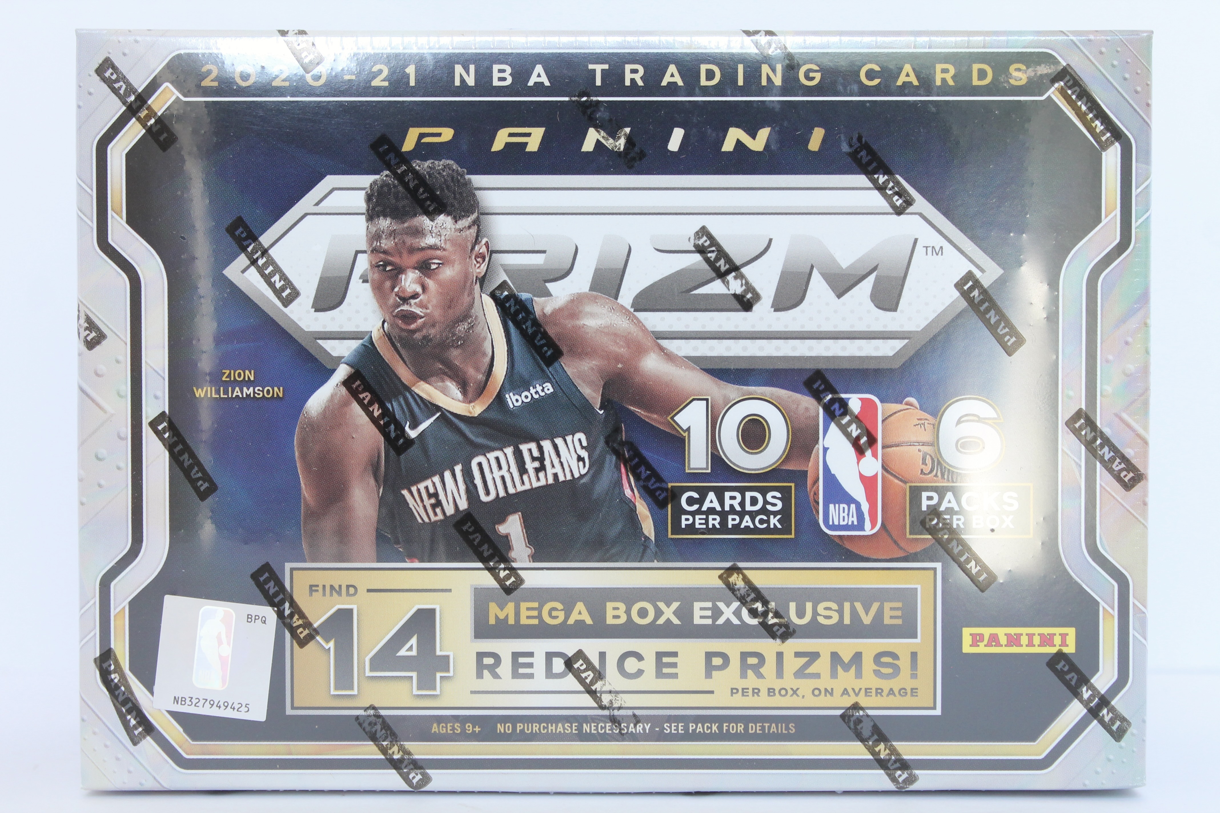 2021 Panini NBA Prizm Basketball Trading Card Mega Box