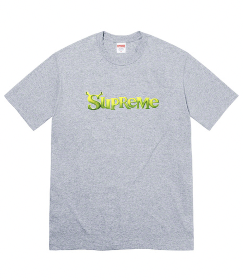 Supreme Shrek Tee Heather Grey - AuthentKicks