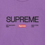 Supreme Est. 1994 Tee - Purple - Image 2