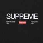 Supreme Est. 1994 Tee - Black