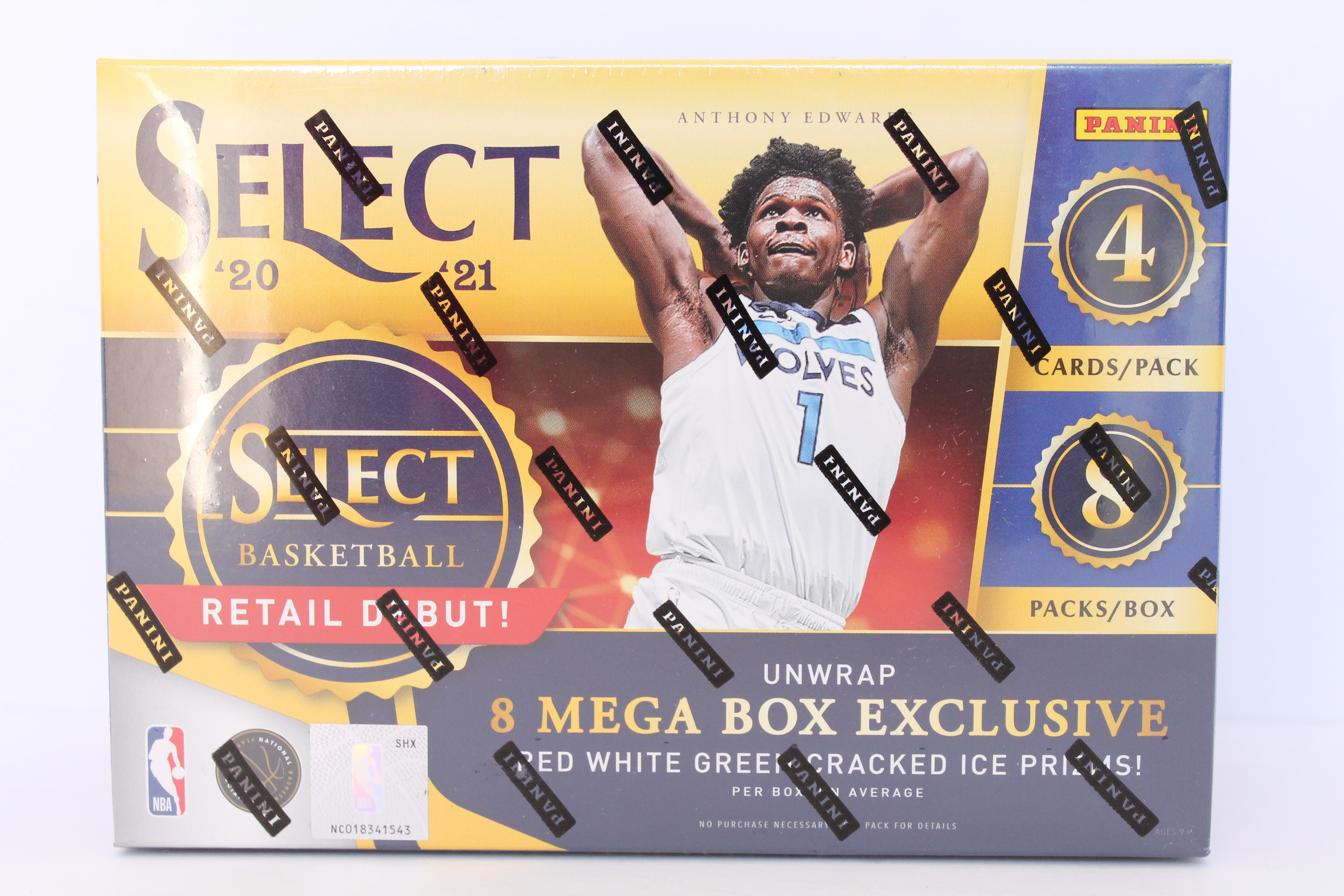 2021 Panini NBA Select Basketball Trading Card Mega Box