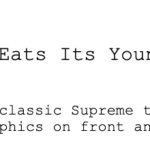 Supreme America Eats Its Young Tee - Black