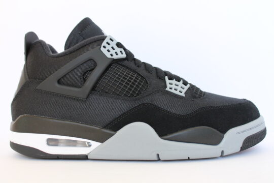 Air Jordan 4 Retro Black Canvas