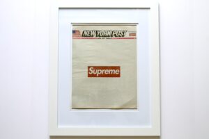 Supreme New York Post - Framed