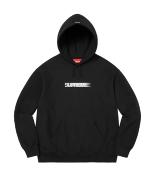 Supreme Motion Logo Hooded Sweatshirt - Black