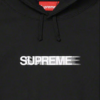 Supreme Motion Logo Hooded Sweatshirt - Black