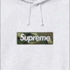Supreme Box Logo Hooded Sweatshirt Ash Grey